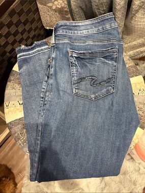Silver Jeans Blue Straight Leg Denim